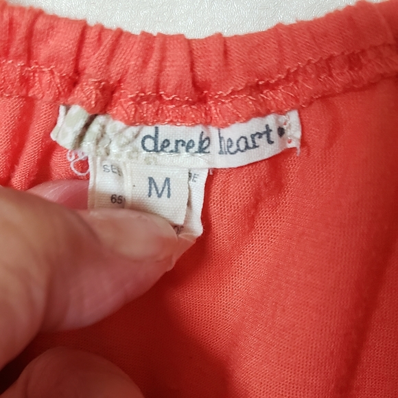 M Derek Heart Vibrant Orange off the shoulders blouse 🧡 - Picture 4 of 4